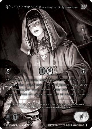 Asterope Tormented Dreamer (Silver Kryptik Language) (10) [KPTGC] - Kryptik TCG Single