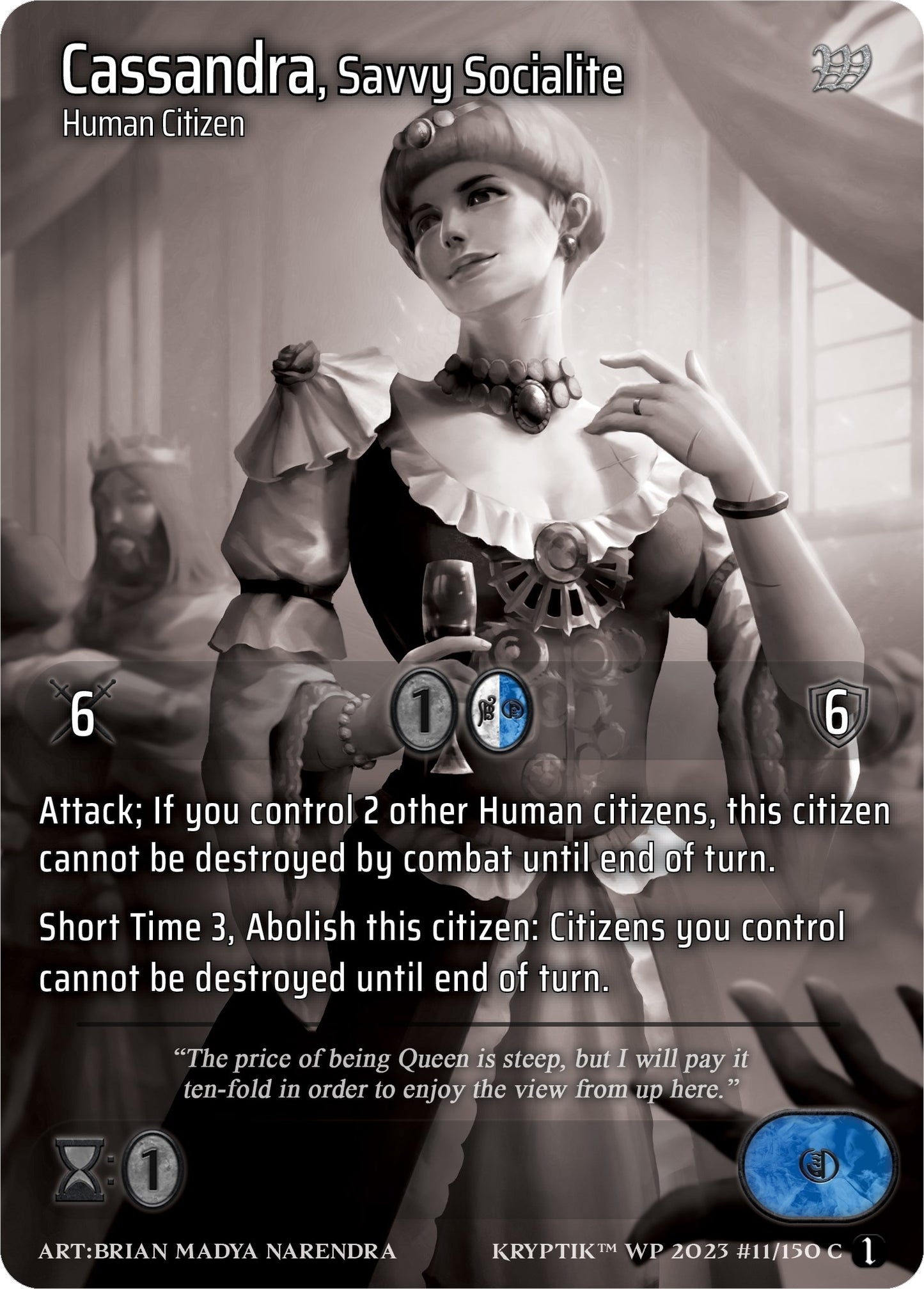 Cassandra Savvy Socialite (11) [KPTGC] - Kryptik TCG Single