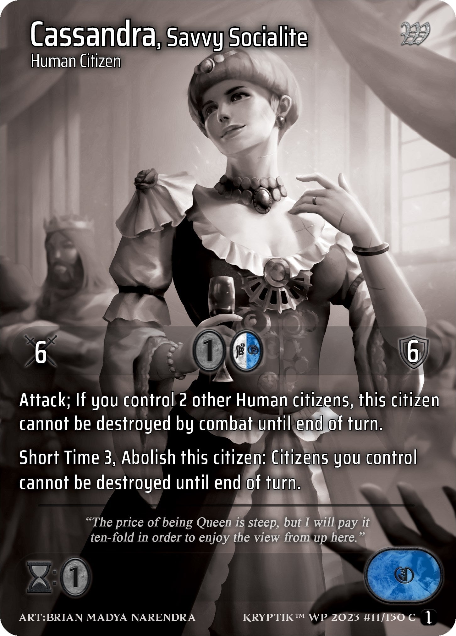 Cassandra Savvy Socialite (11) [KPTGC] - Kryptik TCG Single
