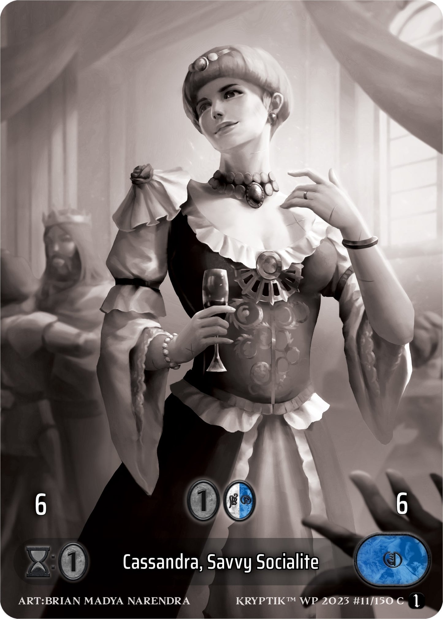 Cassandra Savvy Socialite (Box Topper) (11) [KPTGC] - Kryptik TCG Single