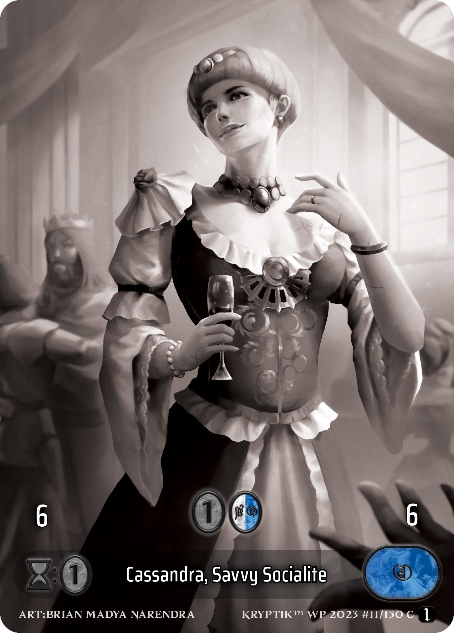 Cassandra Savvy Socialite (Box Topper) (11) [KPTGC] - Kryptik TCG Single