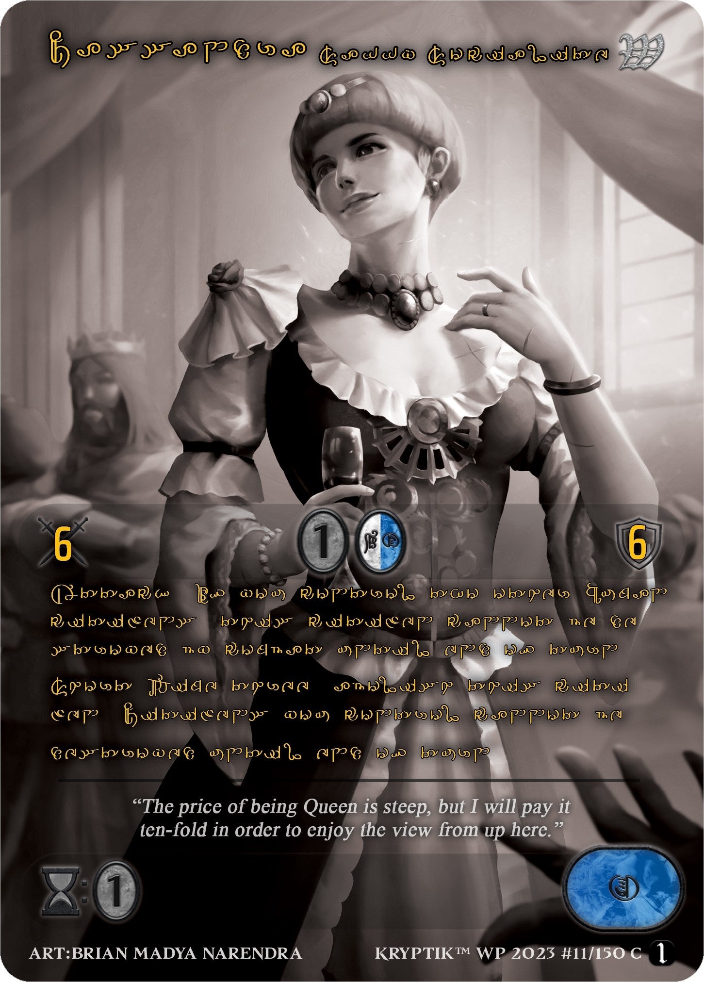 Cassandra Savvy Socialite (Gold Kryptik Language) (11) [KPTGC] - Kryptik TCG Single
