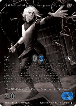 Lorelei Fervent Ritualist (Silver Kryptik Language) (12) [KPTGC] - Kryptik TCG Single