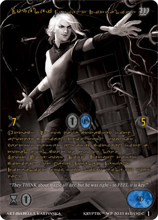 Lorelei Fervent Ritualist (Gold Kryptik Language) (12) [KPTGC] - Kryptik TCG Single