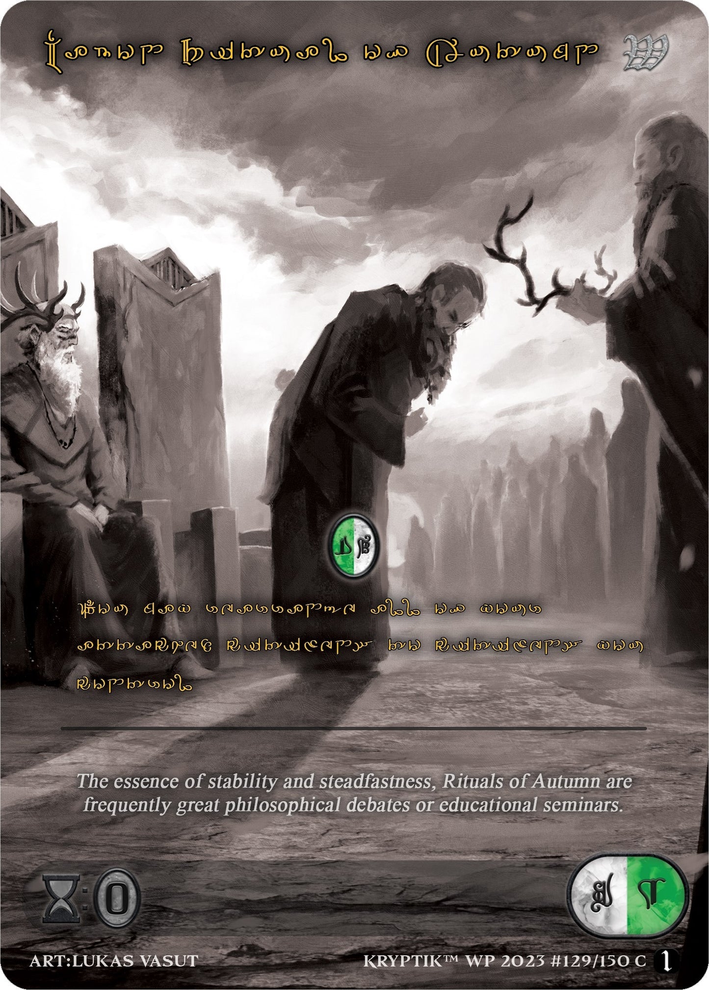 Mabon Ritual of Autumn (Gold Kryptik Language) (129) [KPTGC] - Kryptik TCG Single