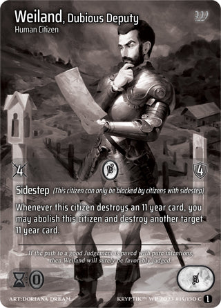Weiland Dubious Deputy (14) [KPTGC] - Kryptik TCG Single