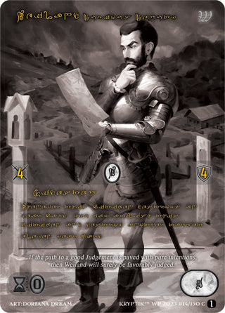 Weiland Dubious Deputy (Gold Kryptik Language) (14) [KPTGC] - Kryptik TCG Single