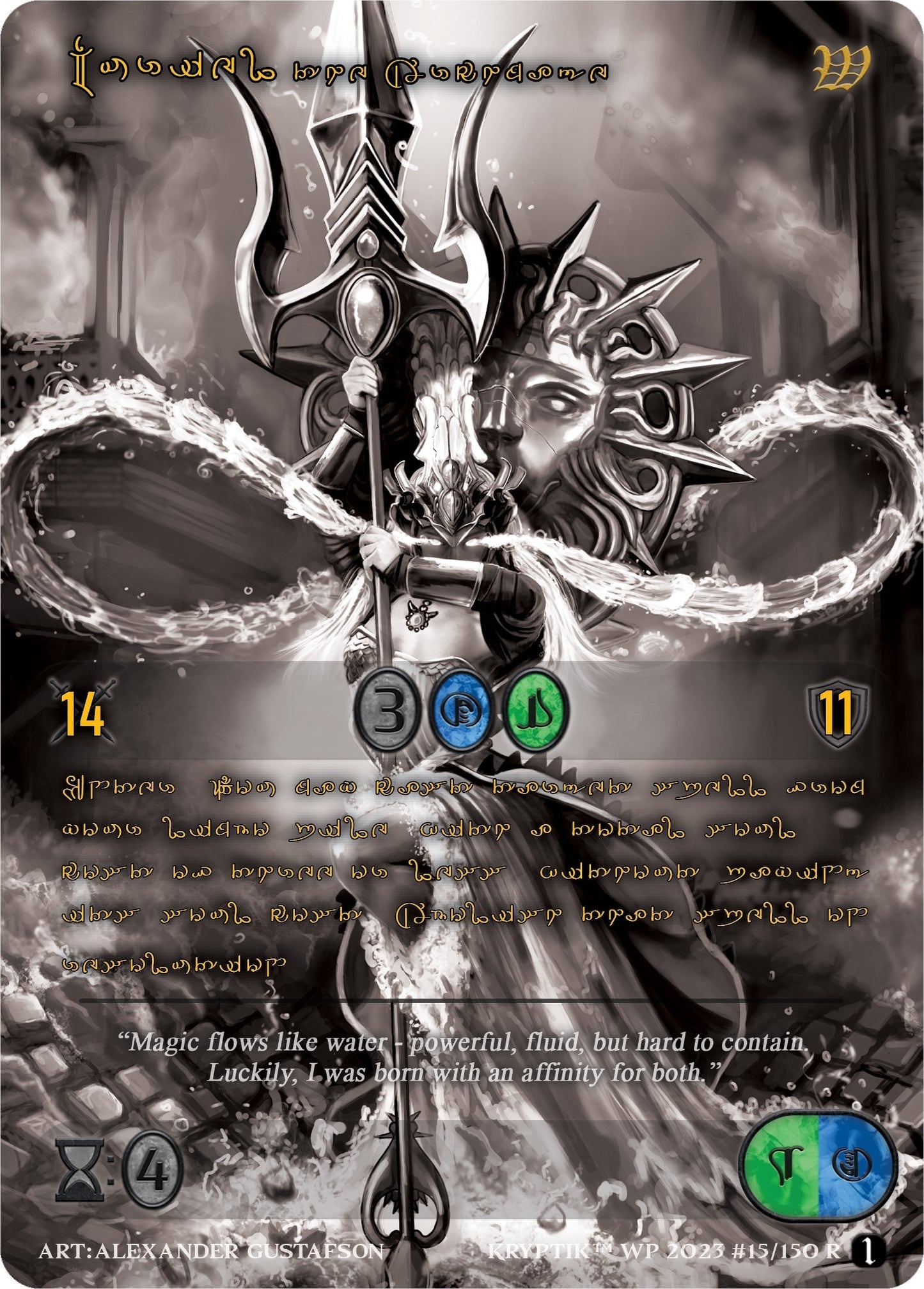 Muriel the Archmage (Gold Kryptik Language) (15) [KPTGC] - Kryptik TCG Single
