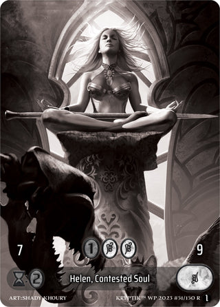 Helen Contested Soul (Box Topper) (51) [KPTGC] - Kryptik TCG Single