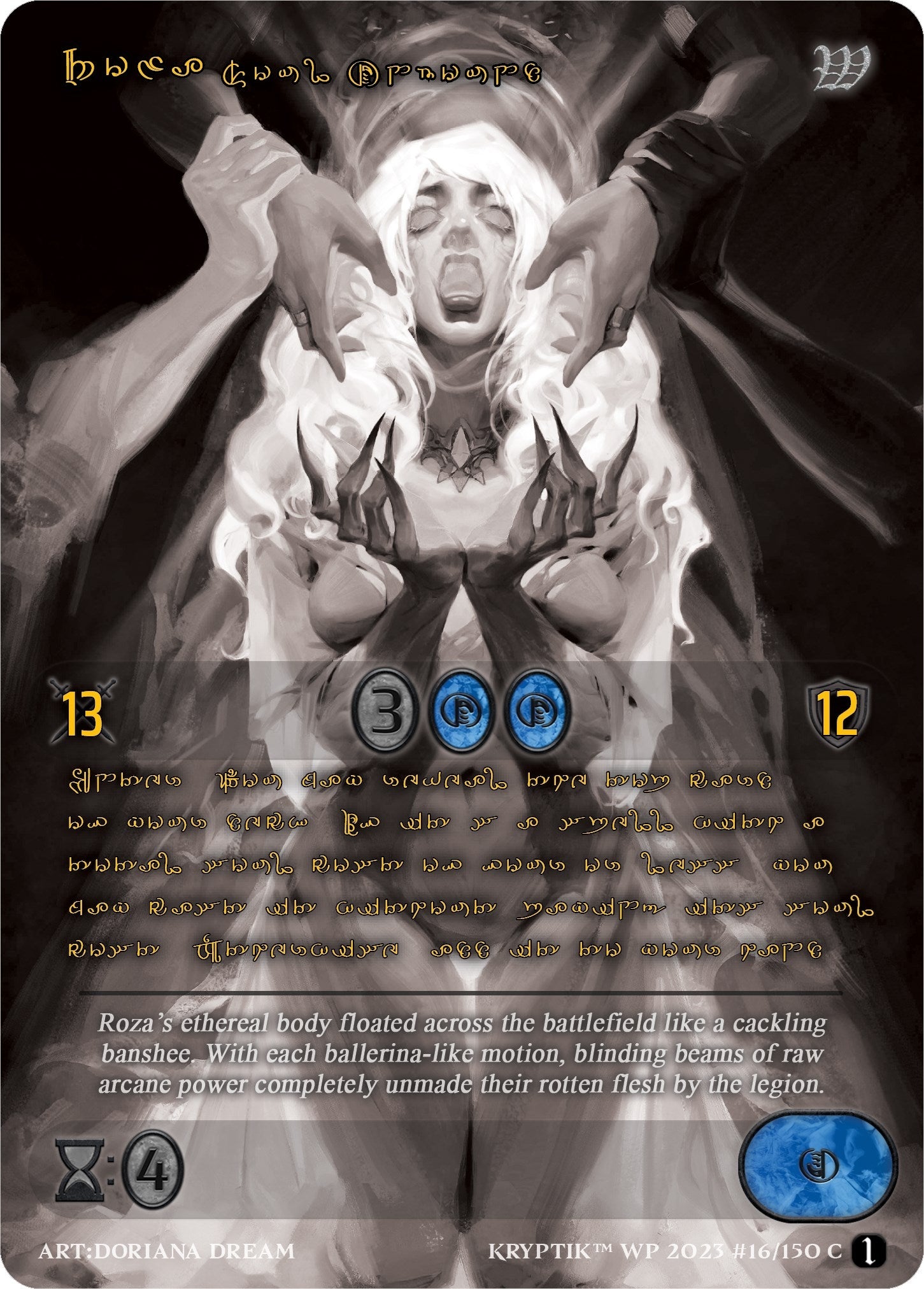 Roza Soul Unbound (Gold Kryptik Language) (16) [KPTGC] - Kryptik TCG Single