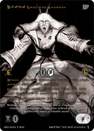 Dyami Haunted Dreamer (Gold Kryptik Language) (52) [KPTGC] - Kryptik TCG Single