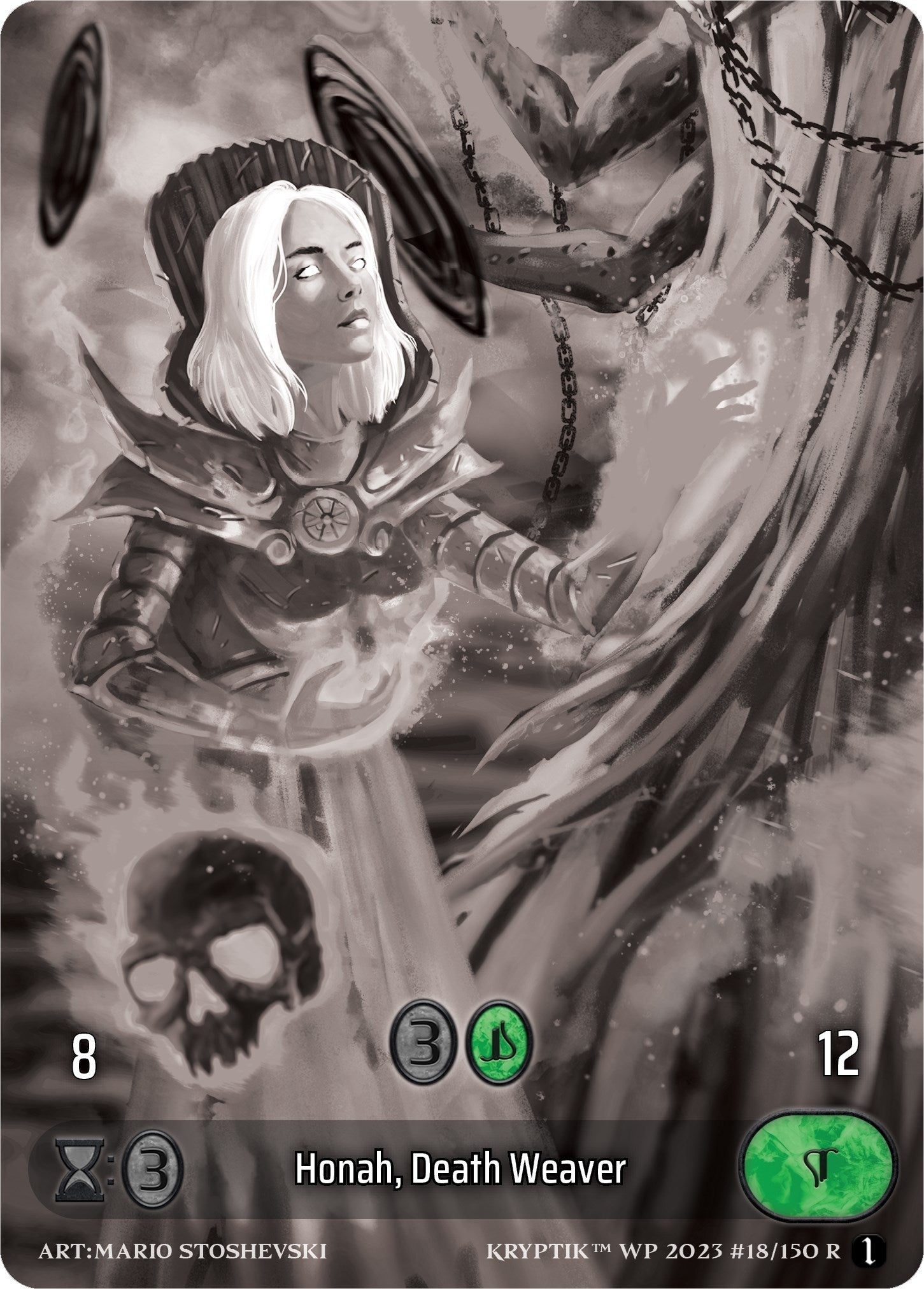 Honah Death Weaver (Box Topper) (18) [KPTGC] - Kryptik TCG Single
