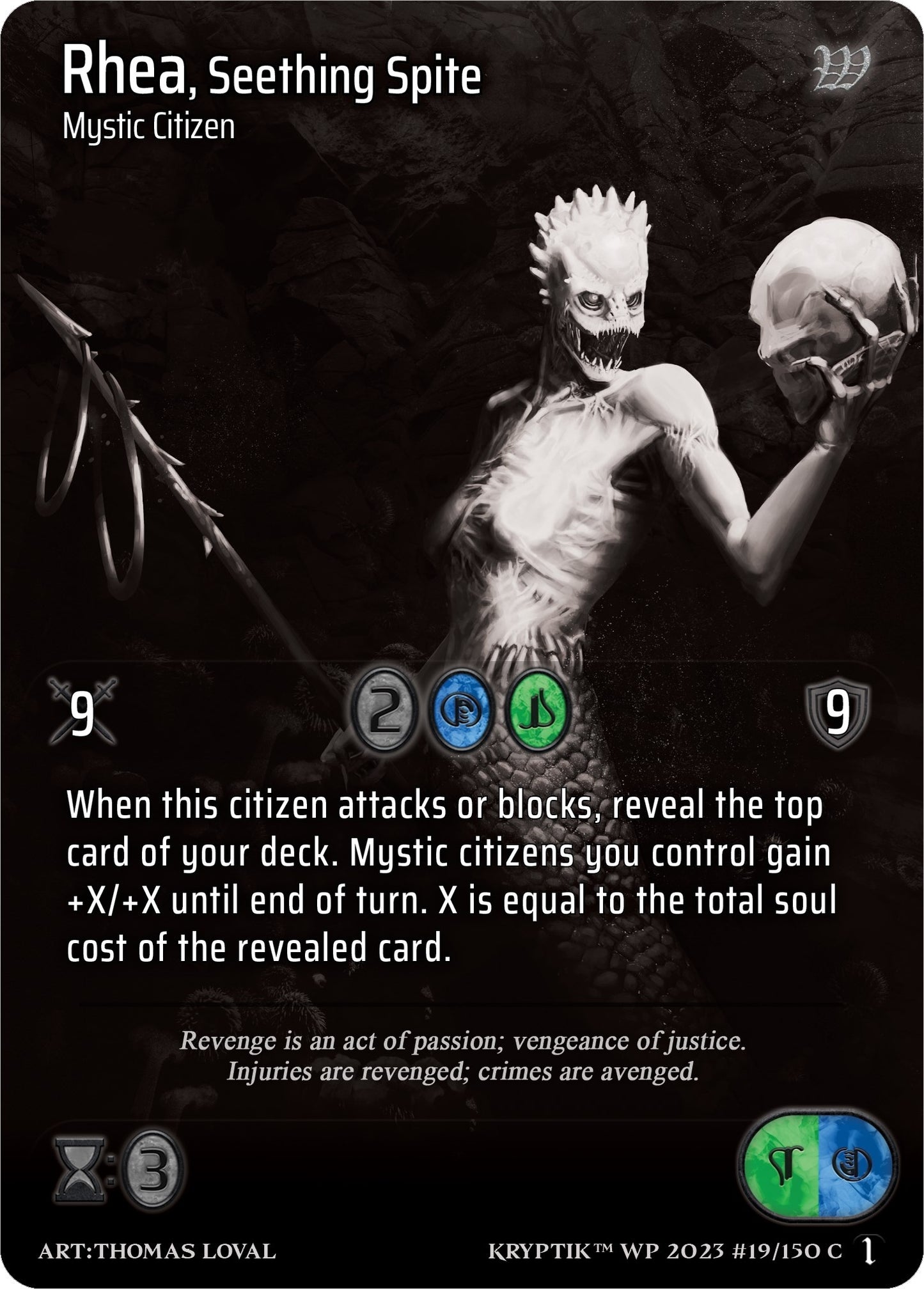 Rhea Seething Spite (19) [KPTGC] - Kryptik TCG Single