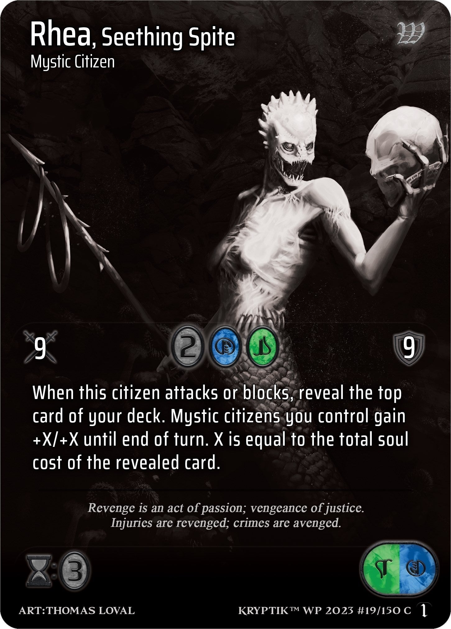 Rhea Seething Spite (19) [KPTGC] - Kryptik TCG Single