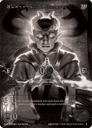 Eligor Royal Advisor (Silver Kryptik Language) (53) [KPTGC] - Kryptik TCG Single