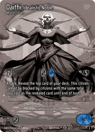 Daithi Idealistic Noble (20) [KPTGC] - Kryptik TCG Single