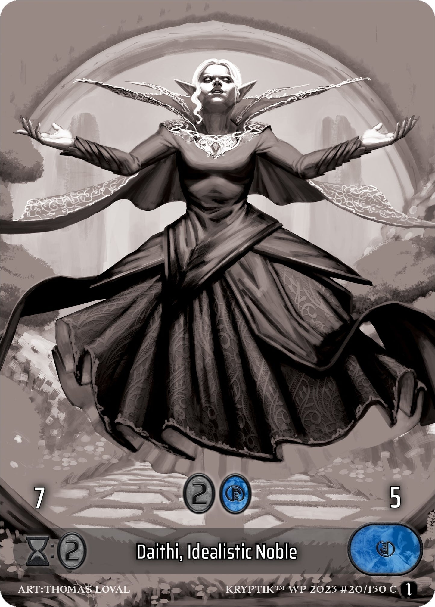 Daithi Idealistic Noble (Box Topper) (20) [KPTGC] - Kryptik TCG Single