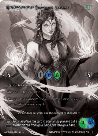 Juturna Mystic Queen (Silver Kryptik Language) (22) [KPTGC] - Kryptik TCG Single