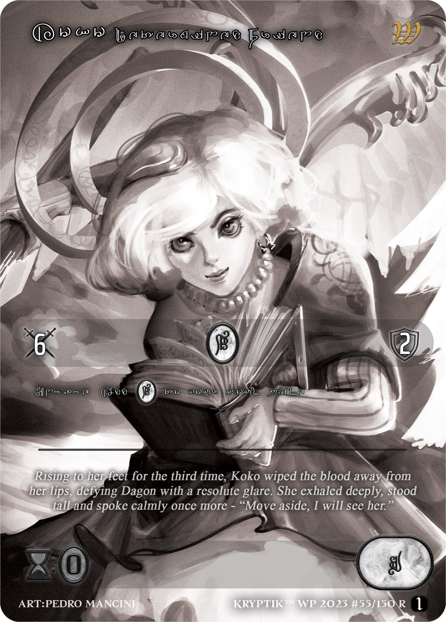 Koko Determined Friend (Silver Kryptik Language) (55) [KPTGC] - Kryptik TCG Single