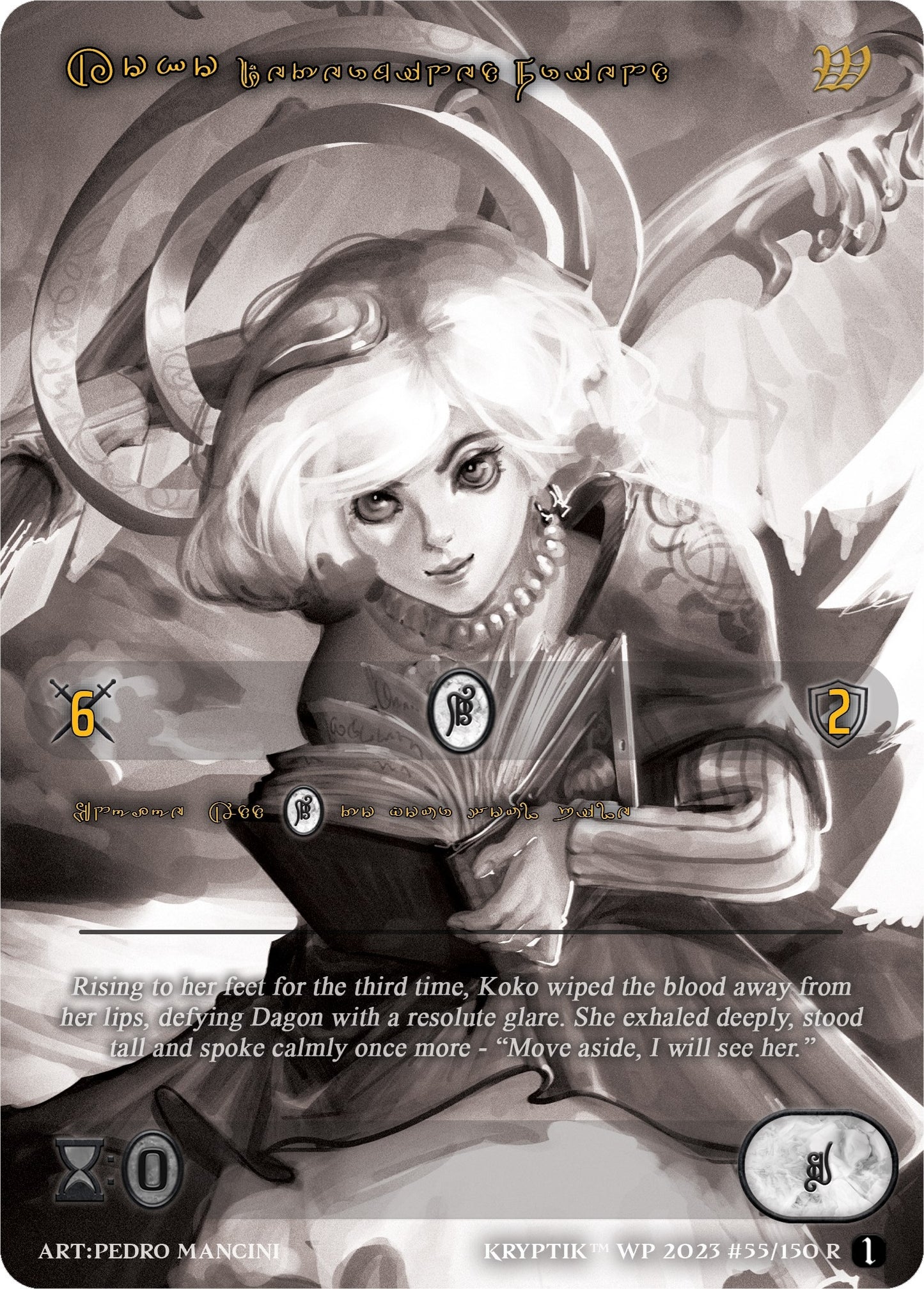 Koko Determined Friend (Gold Kryptik Language) (55) [KPTGC] - Kryptik TCG Single