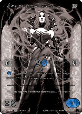 Pasha Flower and Thorn (Silver Kryptik Language) (23) [KPTGC] - Kryptik TCG Single