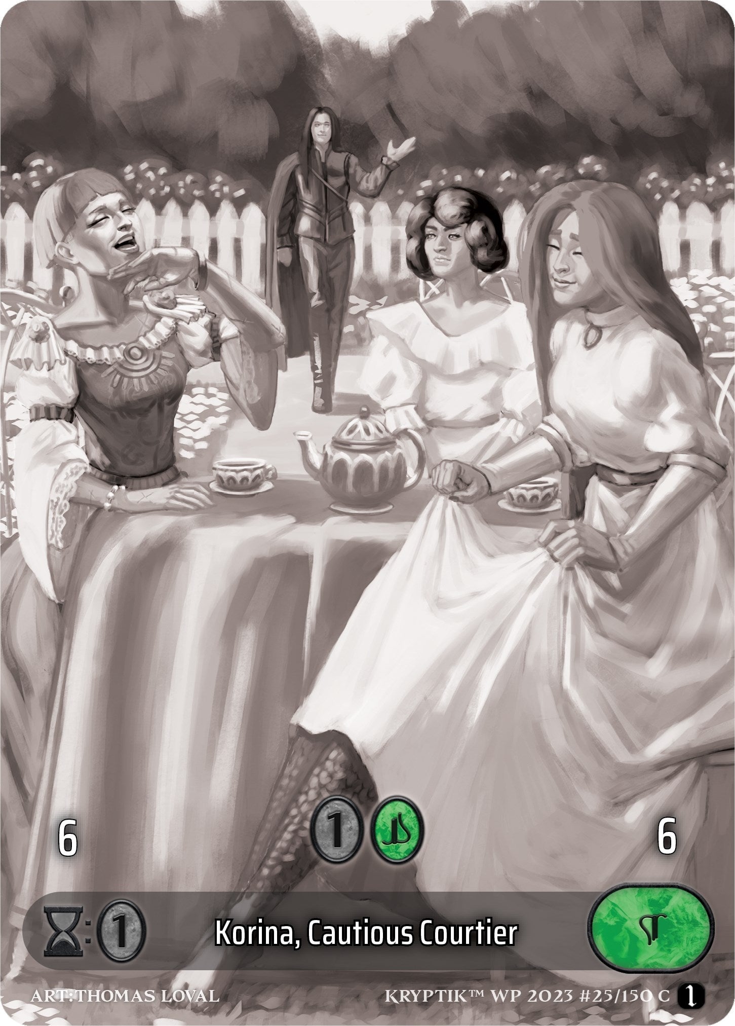 Korina Cautious Courtier (Box Topper) (25) [KPTGC] - Kryptik TCG Single