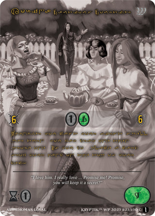 Korina Cautious Courtier (Gold Kryptik Language) (25) [KPTGC] - Kryptik TCG Single