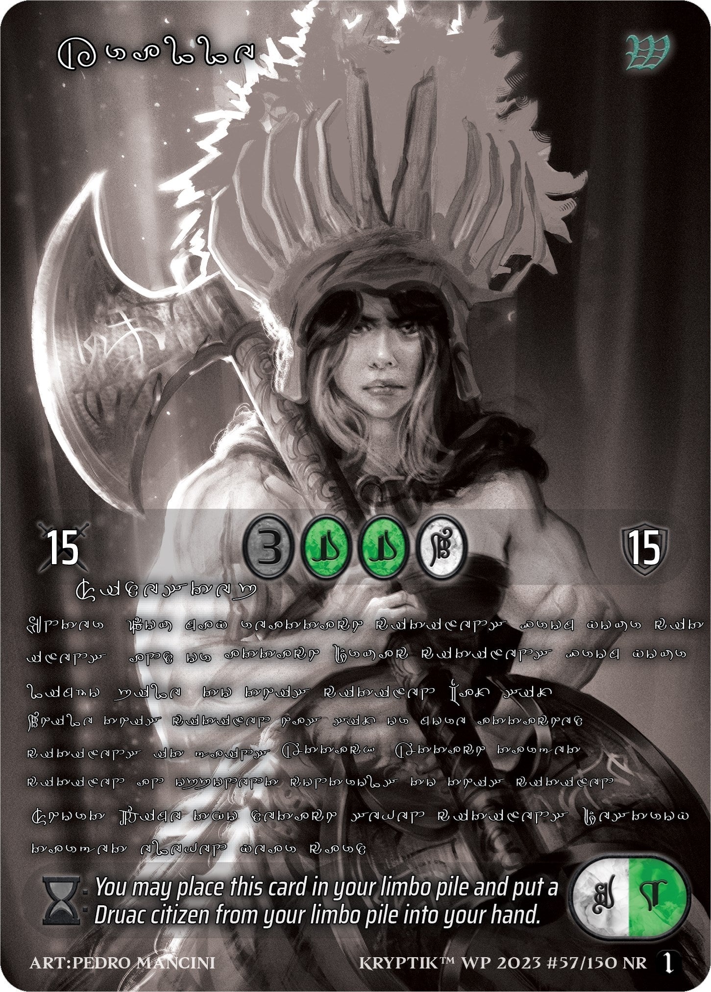 Kralle (Silver Kryptik Language) (57) [KPTGC] - Kryptik TCG Single