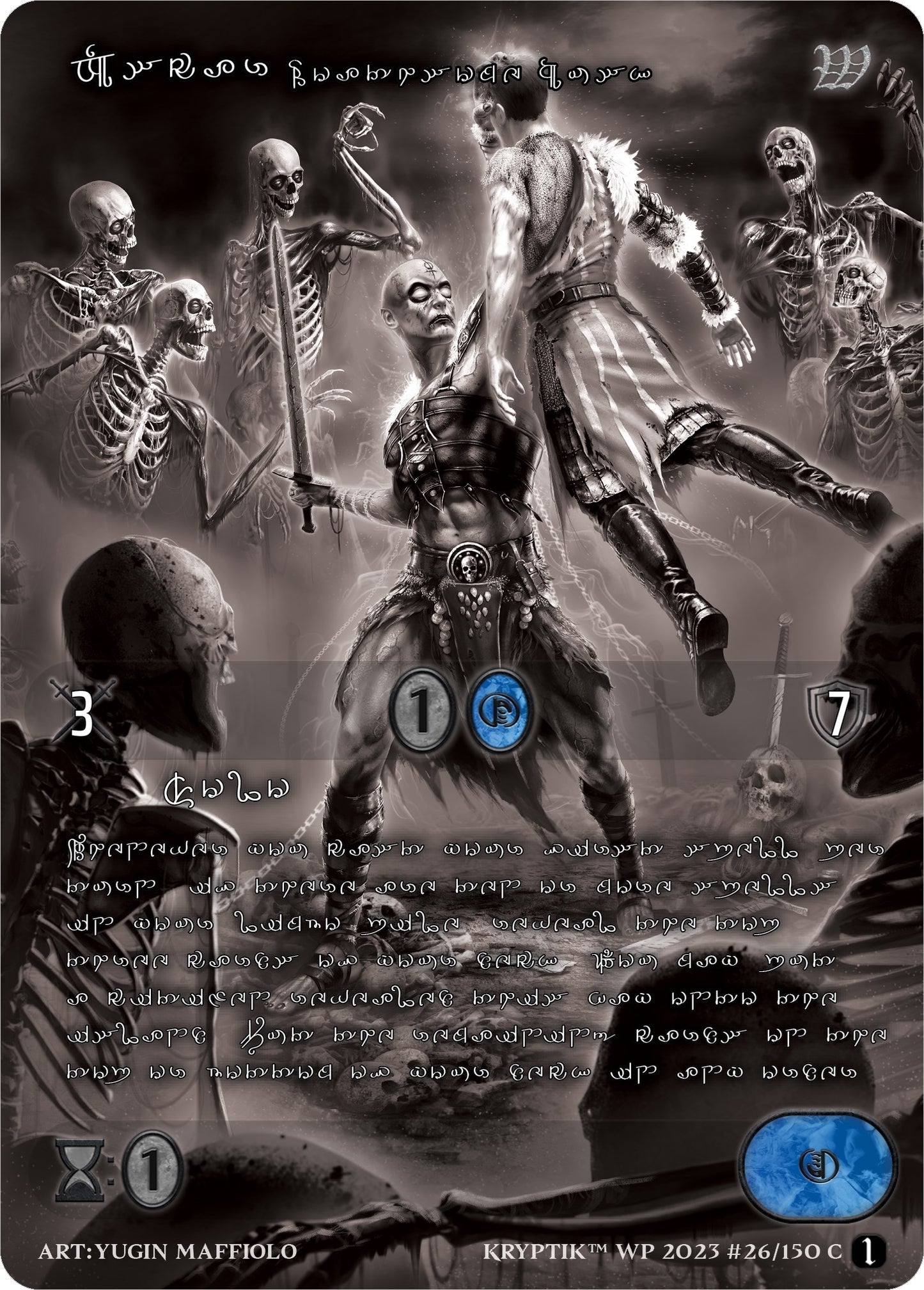 Oscar Loathsome Husk (Silver Kryptik Language) (26) [KPTGC] - Kryptik TCG Single