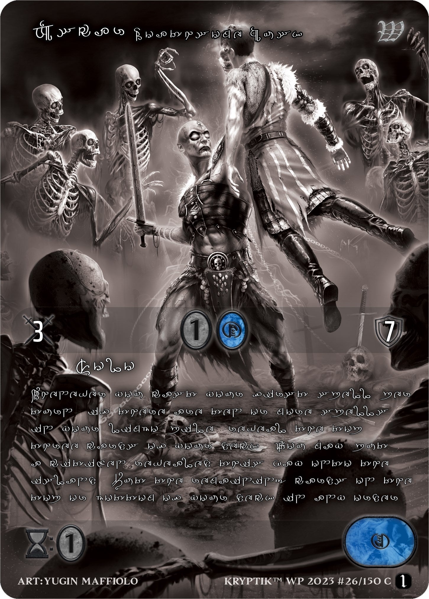 Oscar Loathsome Husk (Silver Kryptik Language) (26) [KPTGC] - Kryptik TCG Single