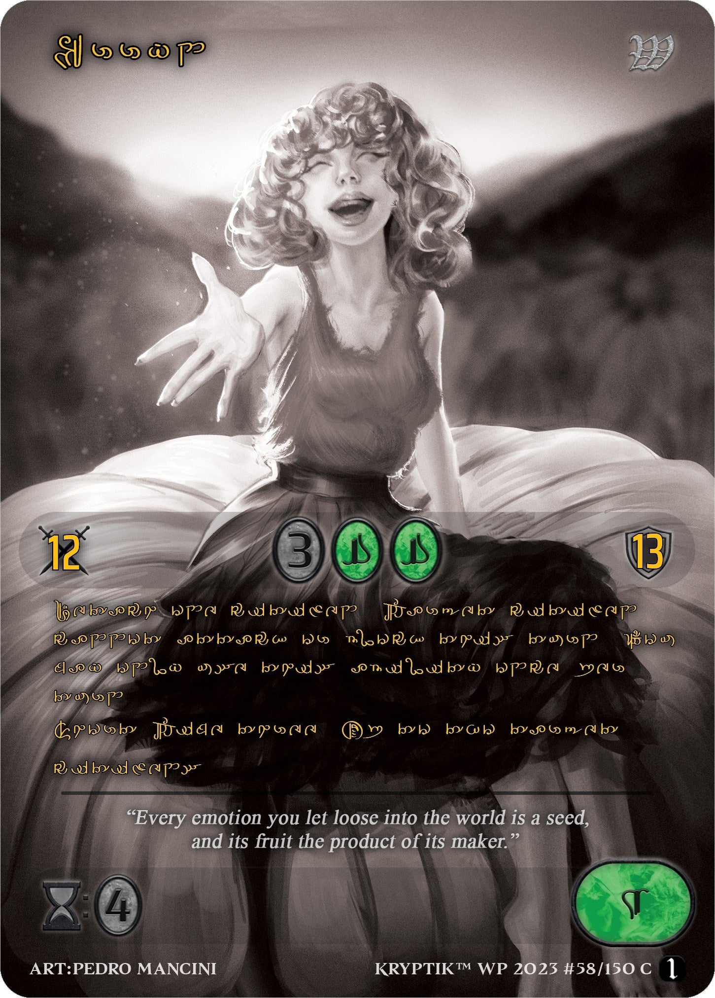 Erryn (Gold Kryptik Language) (58) [KPTGC] - Kryptik TCG Single