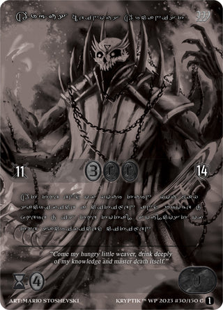 Argus Heinous Arcanist (Silver Kryptik Language) (30) [KPTGC] - Kryptik TCG Single