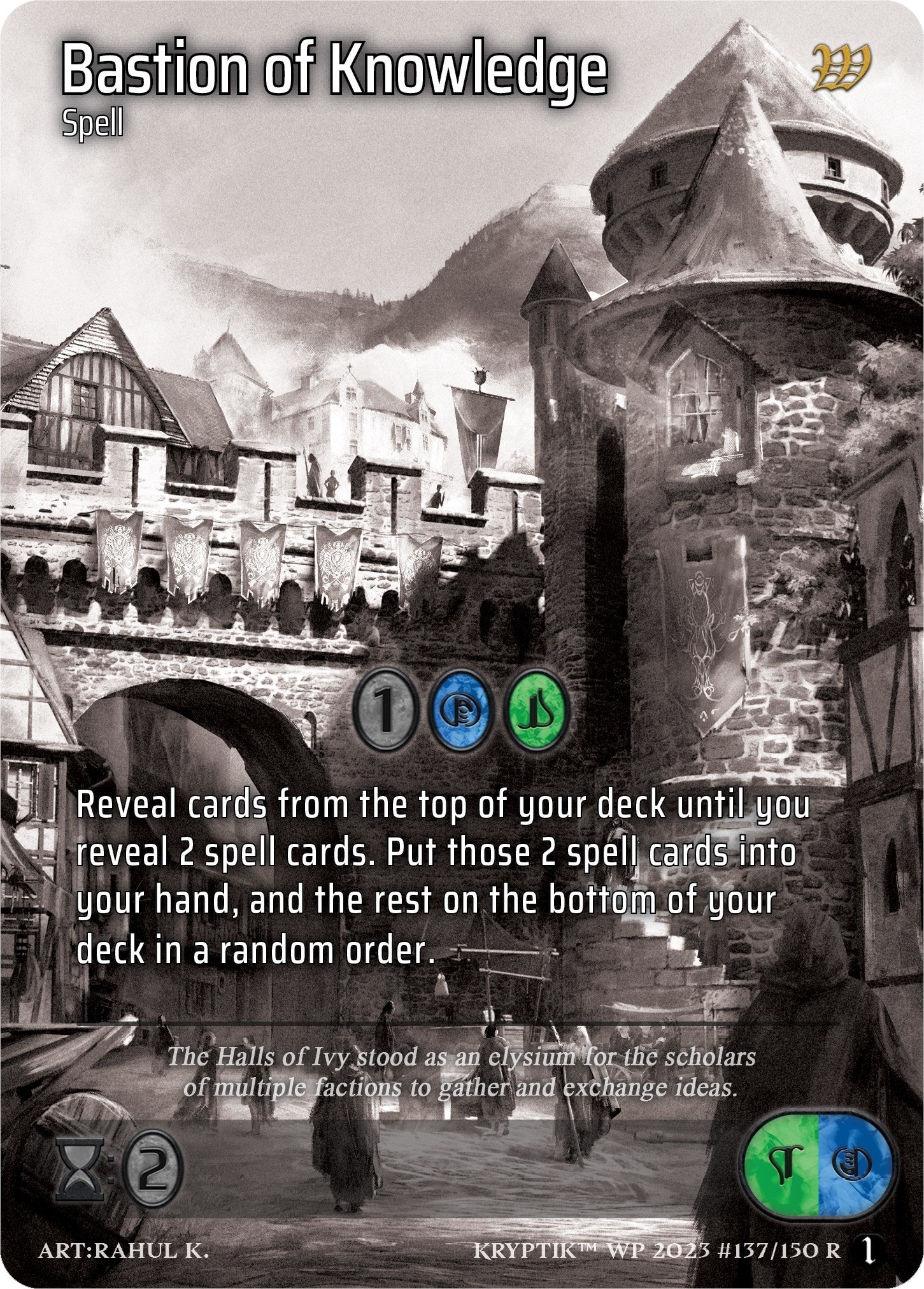 Bastion of Knowledge (137) [KPTGC] - Kryptik TCG Single