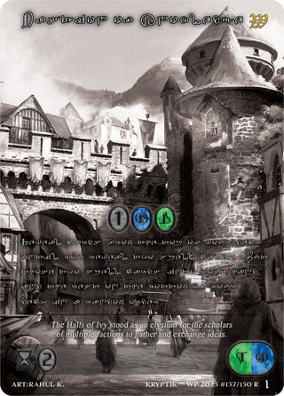 Bastion of Knowledge (Silver Kryptik Language) (137) [KPTGC] - Kryptik TCG Single