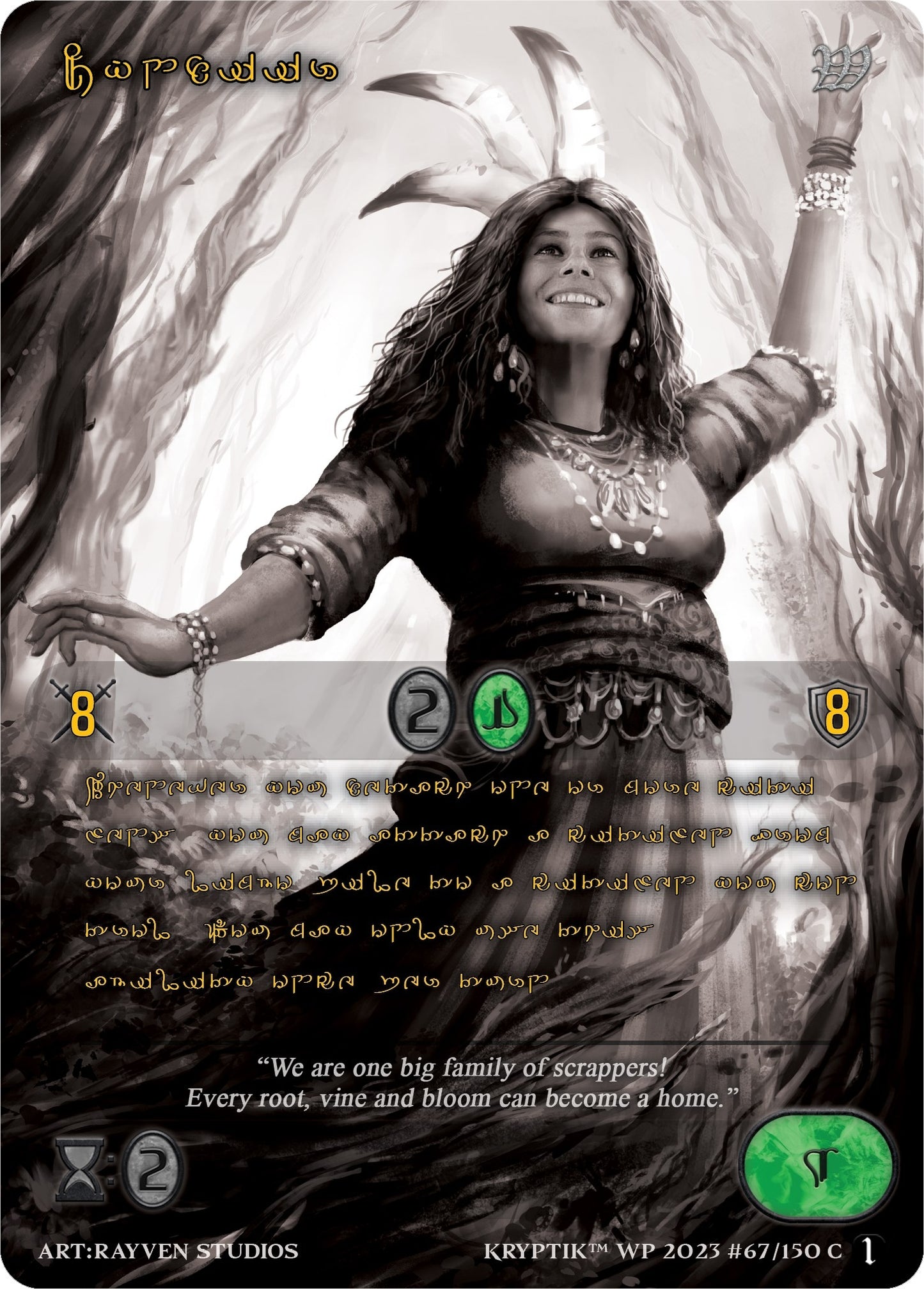 Cyndiir (Gold Kryptik Language) (67) [KPTGC] - Kryptik TCG Single