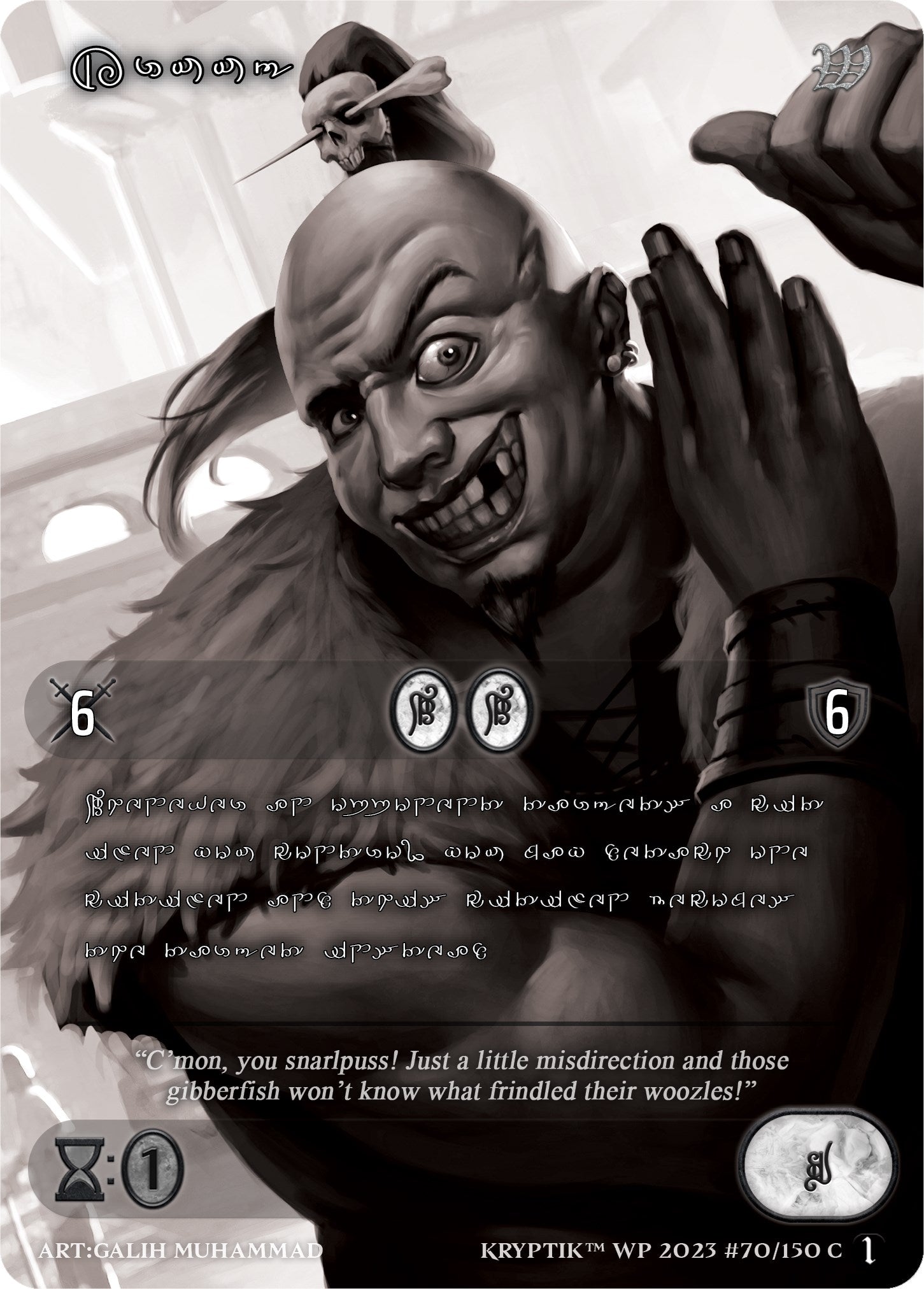 Kruug (Silver Kryptik Language) (70) [KPTGC] - Kryptik TCG Single