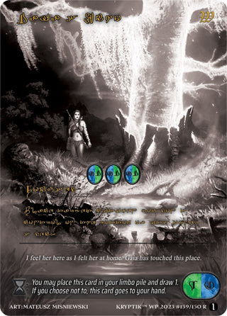 Gaia’s Echo (Gold Kryptik Language) (139) [KPTGC] - Kryptik TCG Single