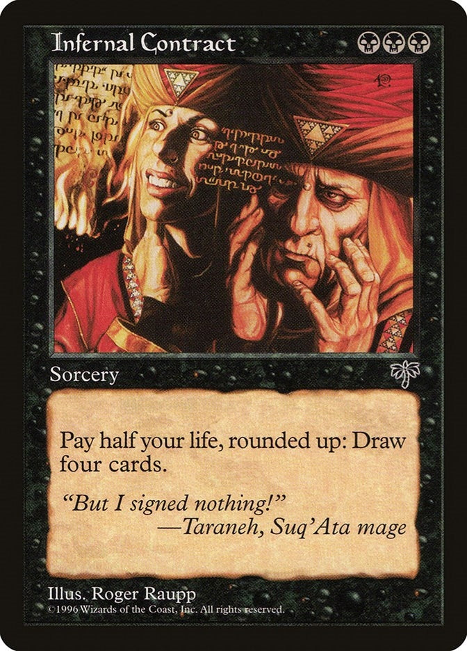 Infernal Contract [MIR] - MTG Single