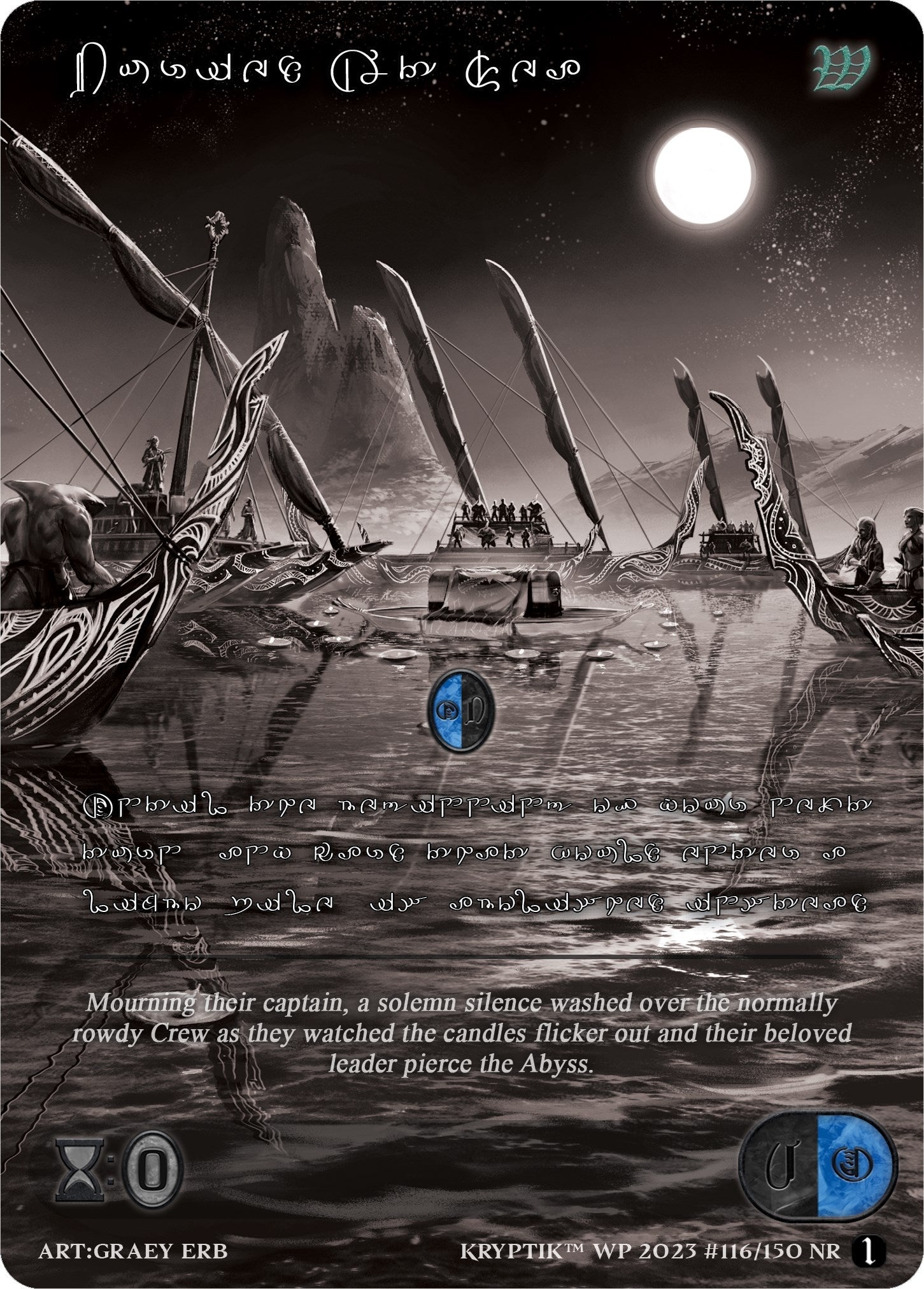 Buried At Sea (Silver Kryptik Language) (116) [KPTGC] - Kryptik TCG Single