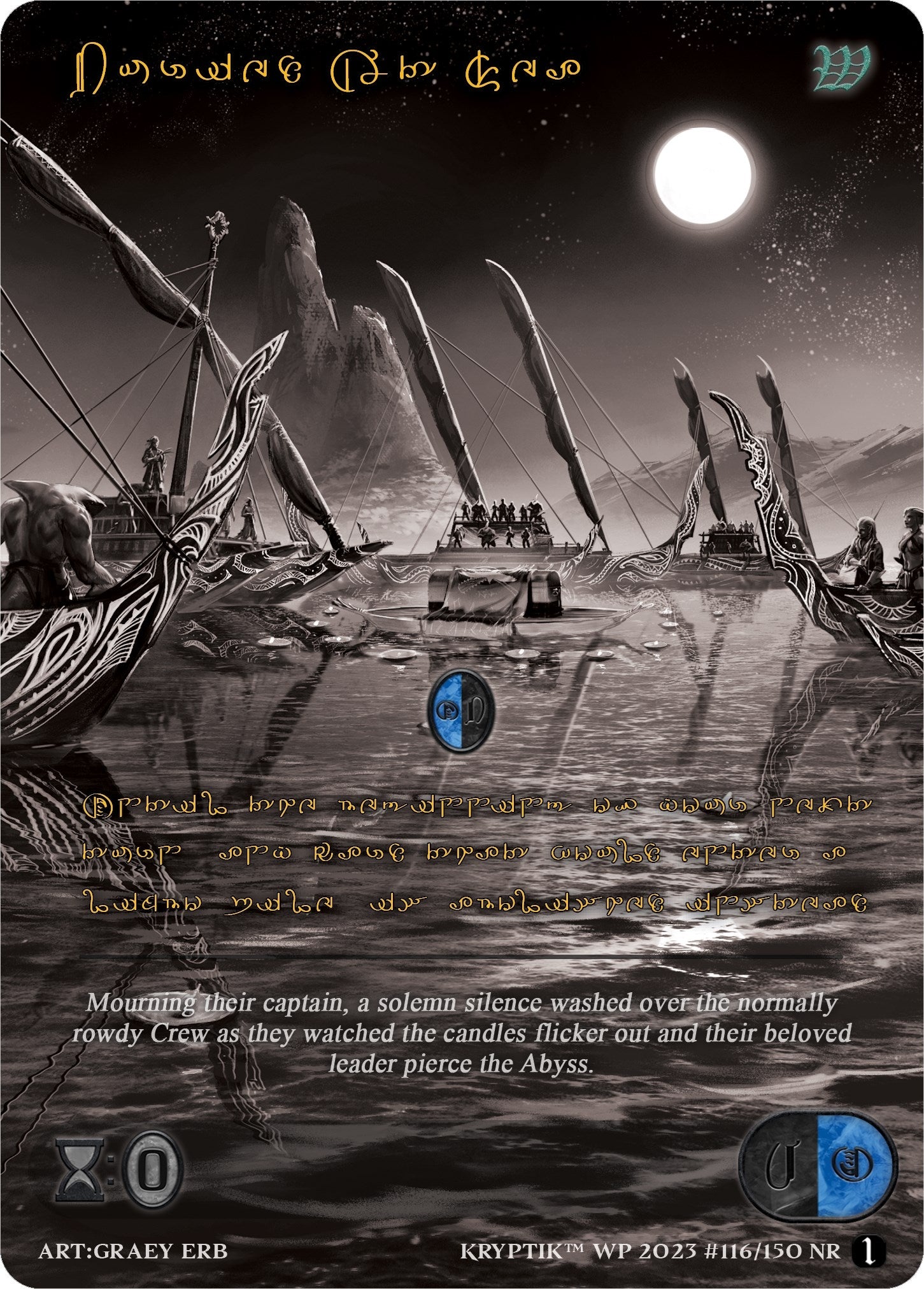 Buried At Sea (Gold Kryptik Language) (116) [KPTGC] - Kryptik TCG Single