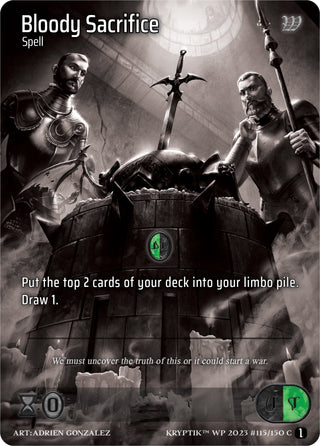 Bloody Sacrifice (115) [KPTGC] - Kryptik TCG Single