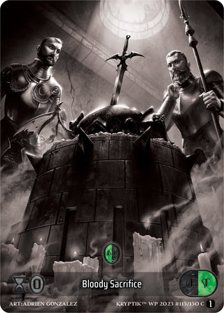 Bloody Sacrifice (Box Topper) (115) [KPTGC] - Kryptik TCG Single