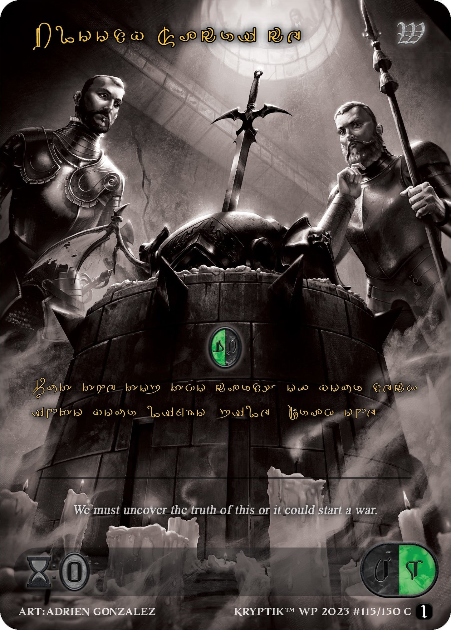 Bloody Sacrifice (Gold Kryptik Language) (115) [KPTGC] - Kryptik TCG Single