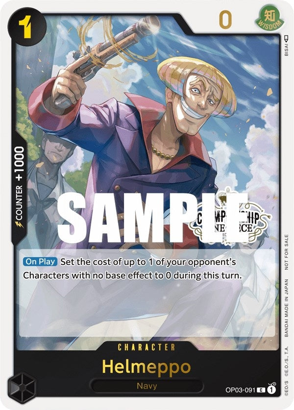 Helmeppo (Store Championship Participation Pack Vol. 2) (3091) (OP-PR) - One Piece Card Game Single