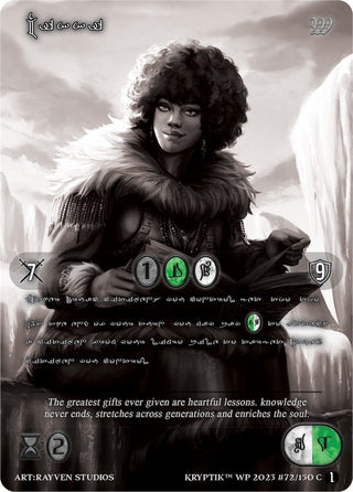 Mikki (Silver Kryptik Language) (72) [KPTGC] - Kryptik TCG Single