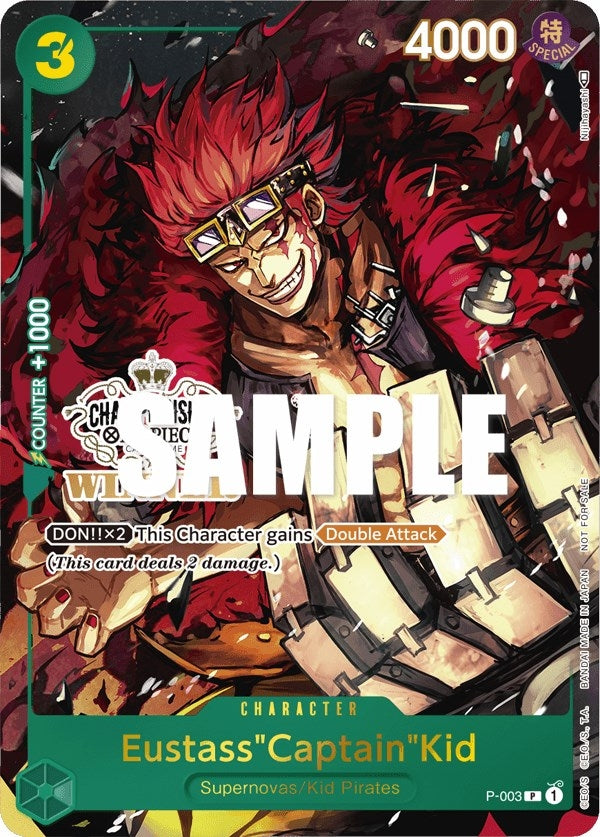 Eustass’Captain’Kid (Store Championship Vol. 2 Winner) (3) (OP-PR) - One Piece Card Game Single