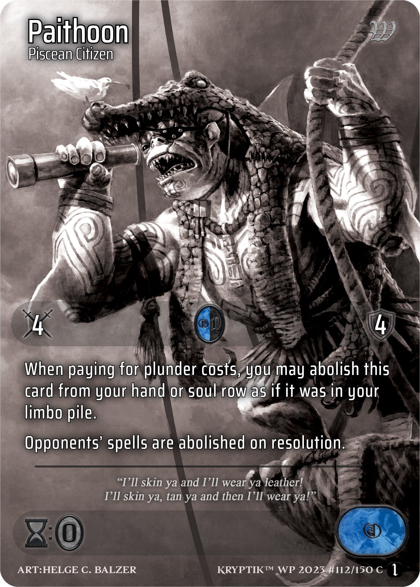 Paithoon (112) [KPTGC] - Kryptik TCG Single