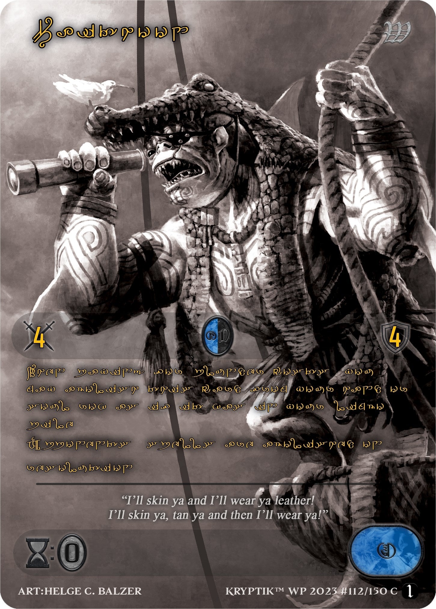 Paithoon (Gold Kryptik Language) (112) [KPTGC] - Kryptik TCG Single