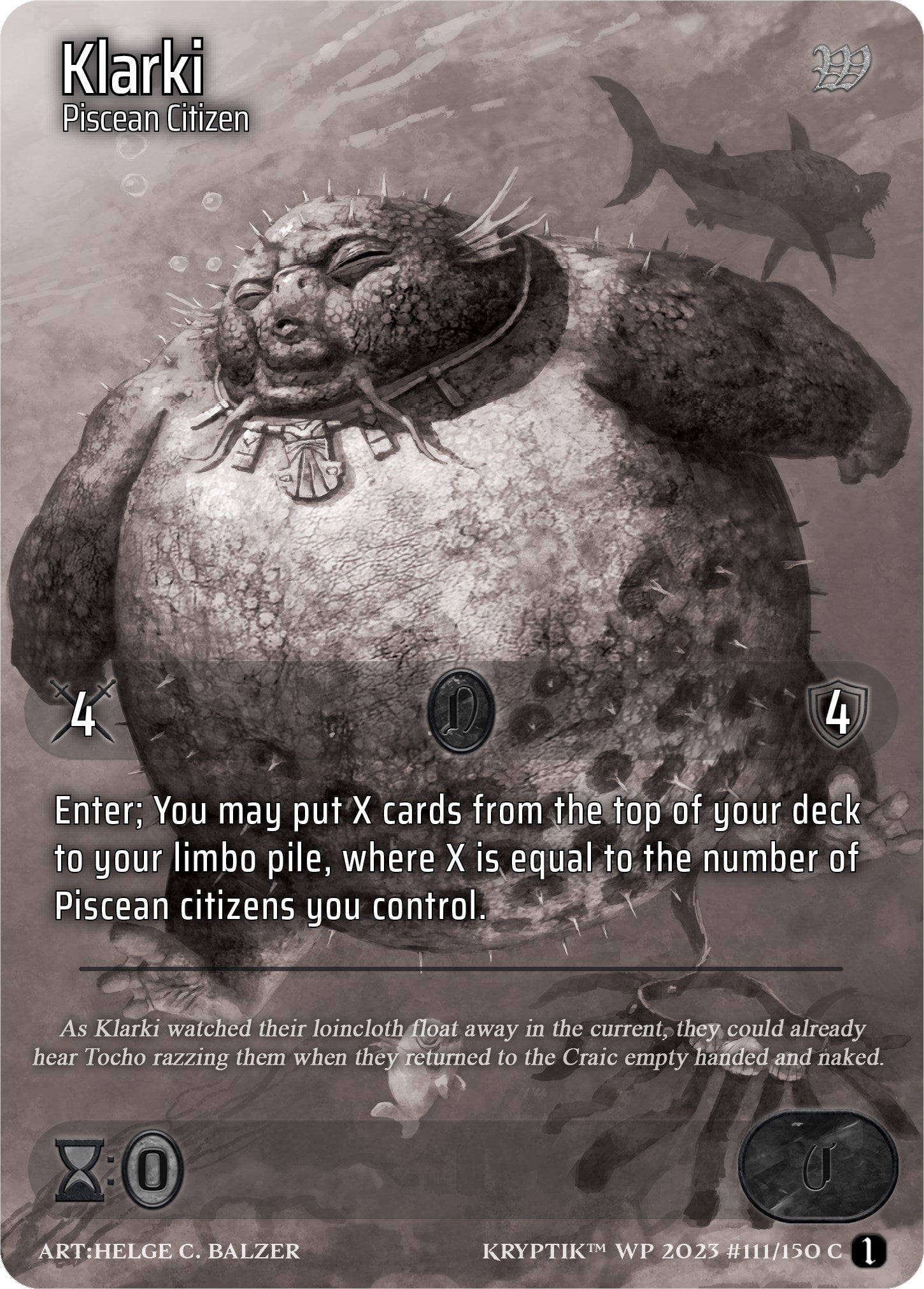 Klarki (111) [KPTGC] - Kryptik TCG Single