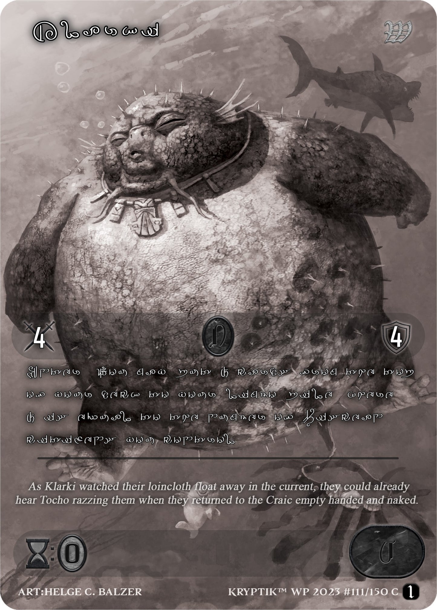 Klarki (Silver Kryptik Language) (111) [KPTGC] - Kryptik TCG Single